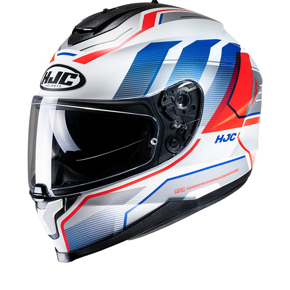 Image of HJC C70 Nian White Blue Red Mc21Sf Full Face Helmet Size 2XL ID 8804269371718