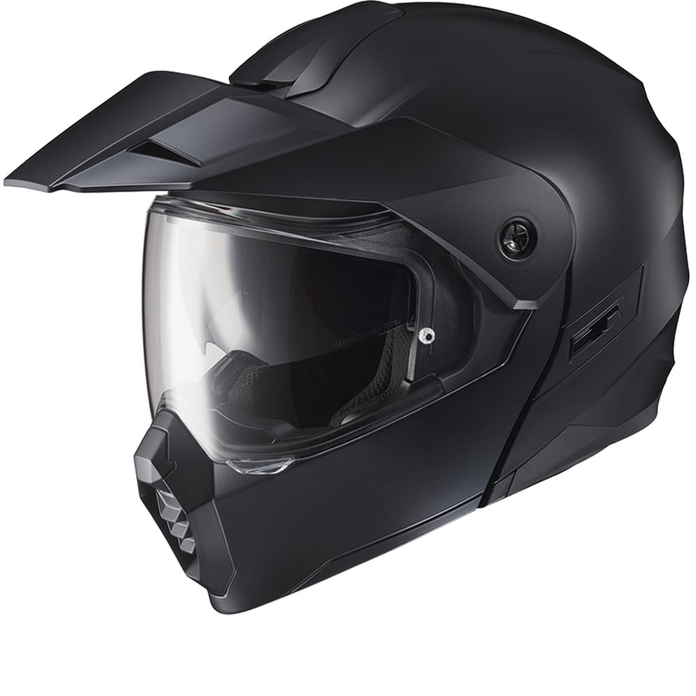 Image of HJC C80 Flat Black Adventure Helmet Size S ID 8804269898482