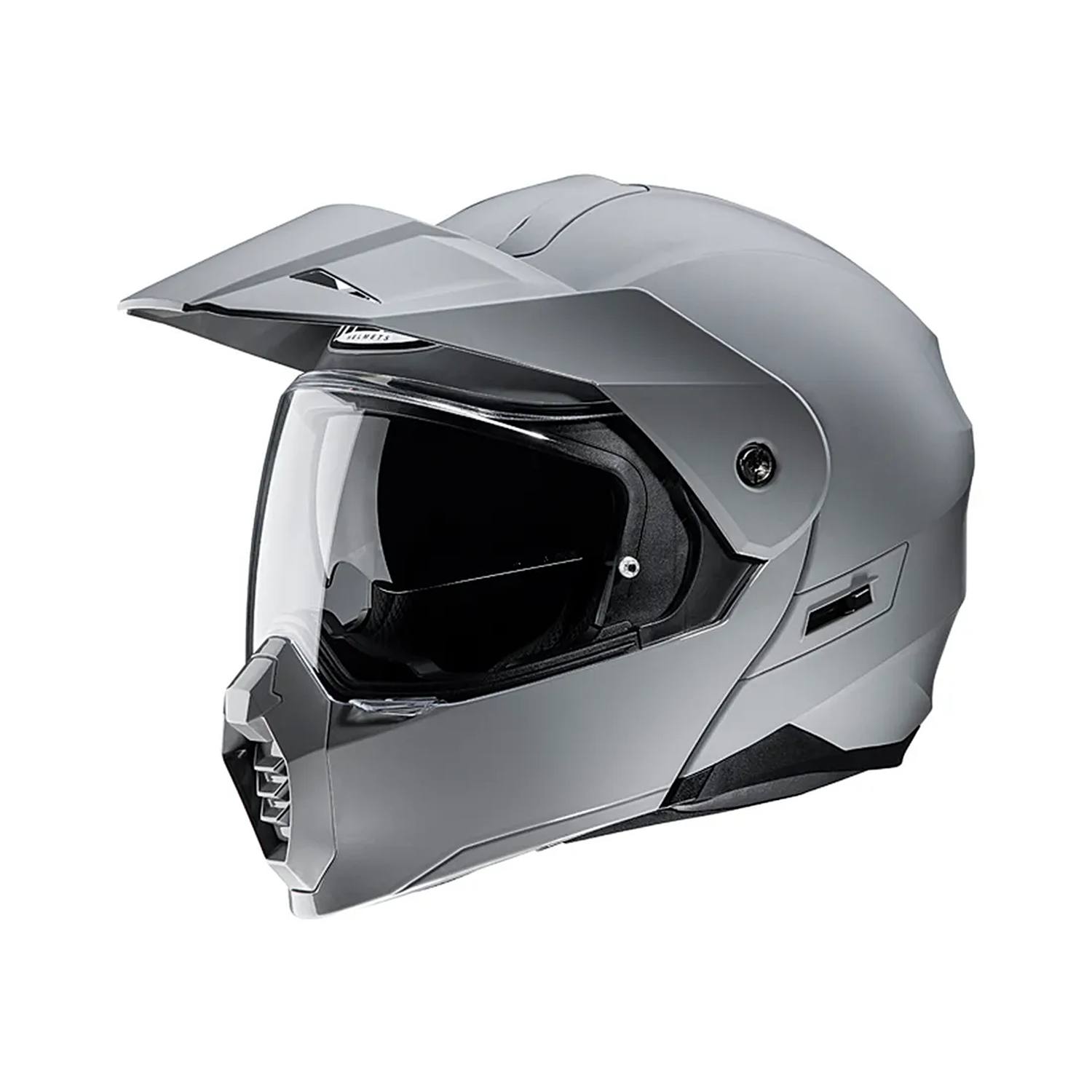 Image of HJC C80 Grey Adventure Helmet Size XS ID 8804269898703