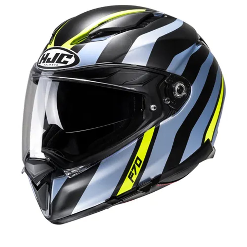 Image of HJC F70 Galla Grey Yellow Mc3Hsf Full Face Helmets Size XL EN