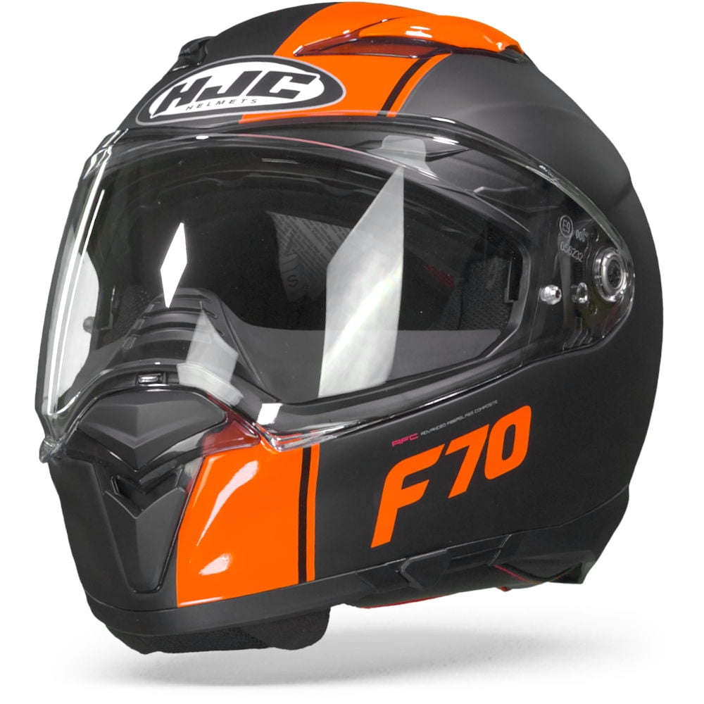 Image of HJC F70 Mago Orange MC7SF Full Face Helmet Size S ID 8804269284827