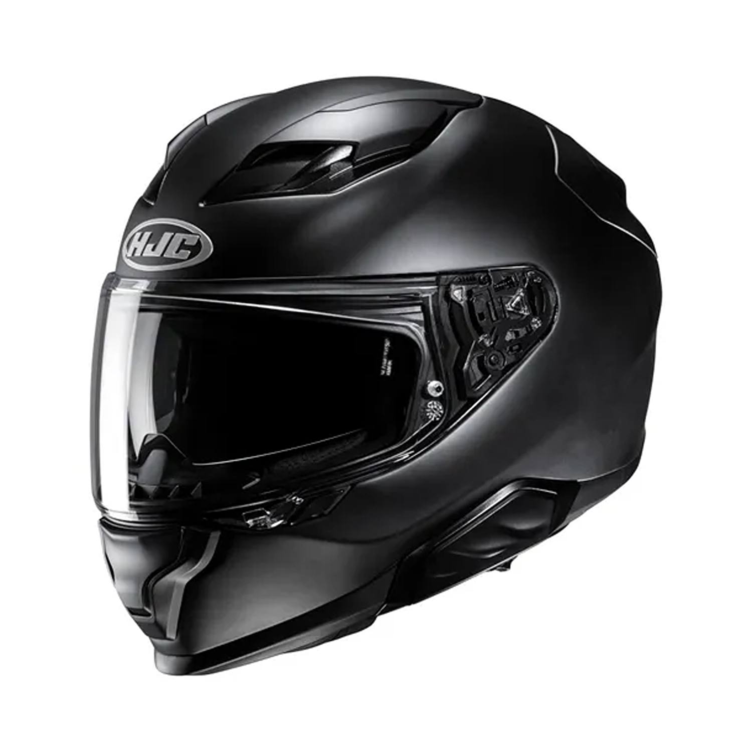 Image of HJC F71 Flat Black Full Face Helmet Size S ID 8804269436394