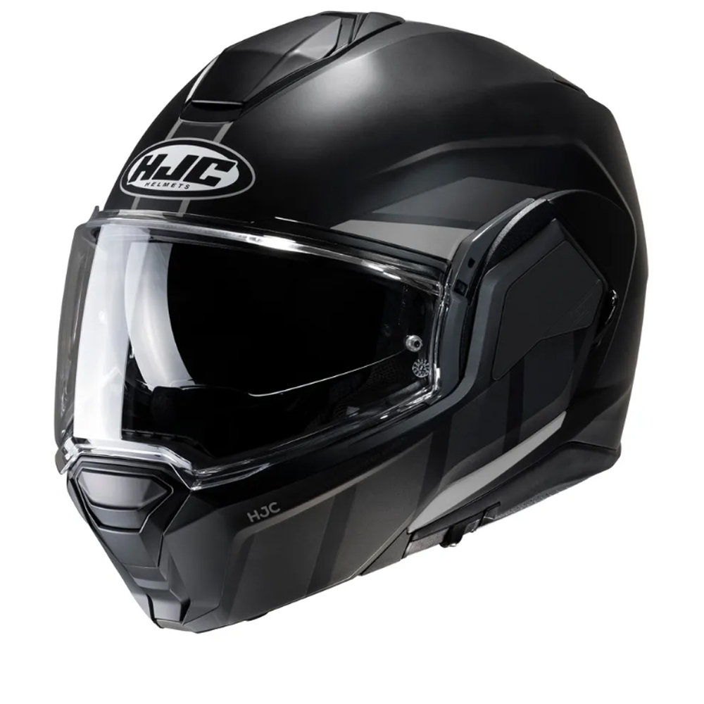 Image of HJC I100 Beis Black Grey MC5SF Modular Helmet Size XS ID 8804269380000