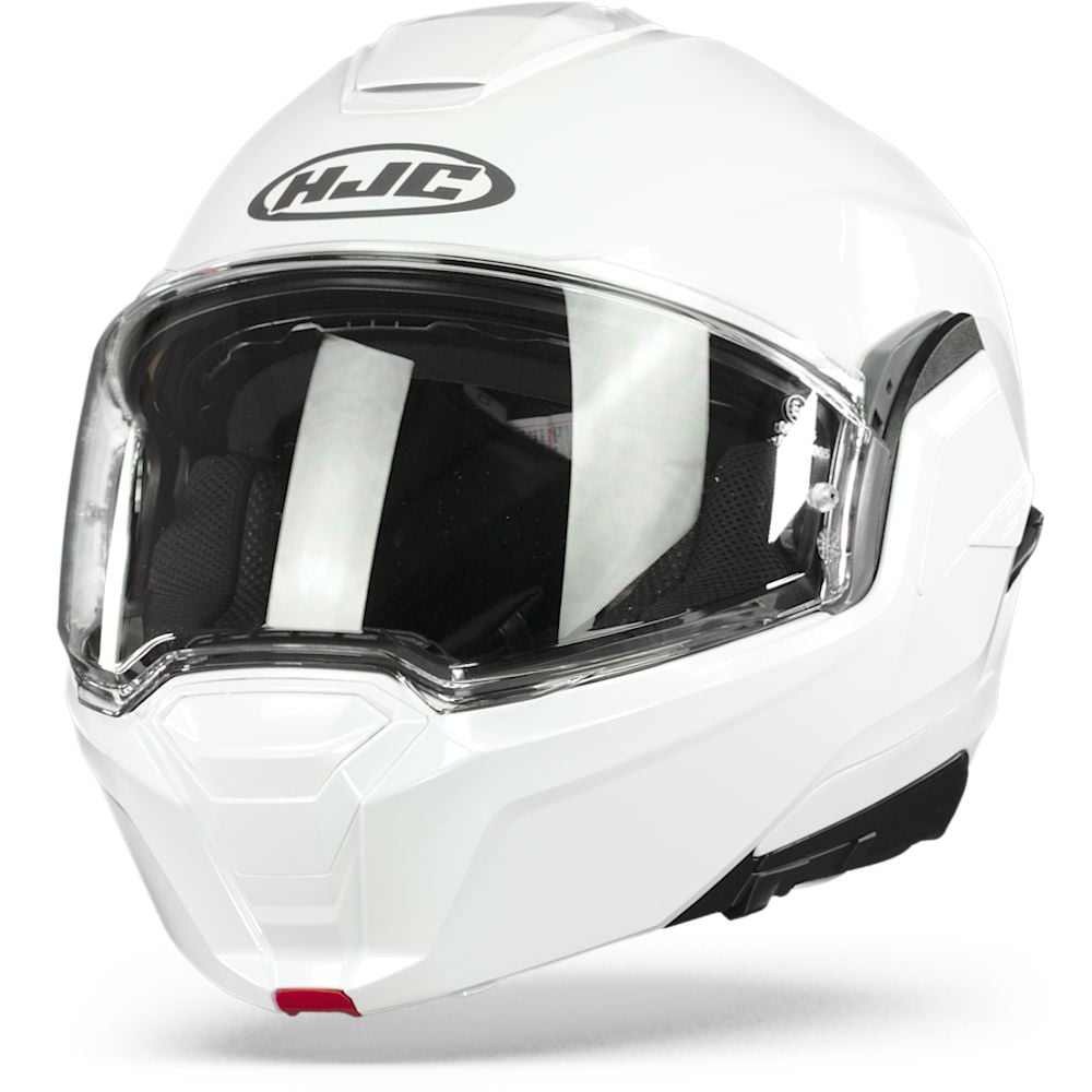 Image of HJC I100 Dark White Modular Helmet Size L ID 8804269357446