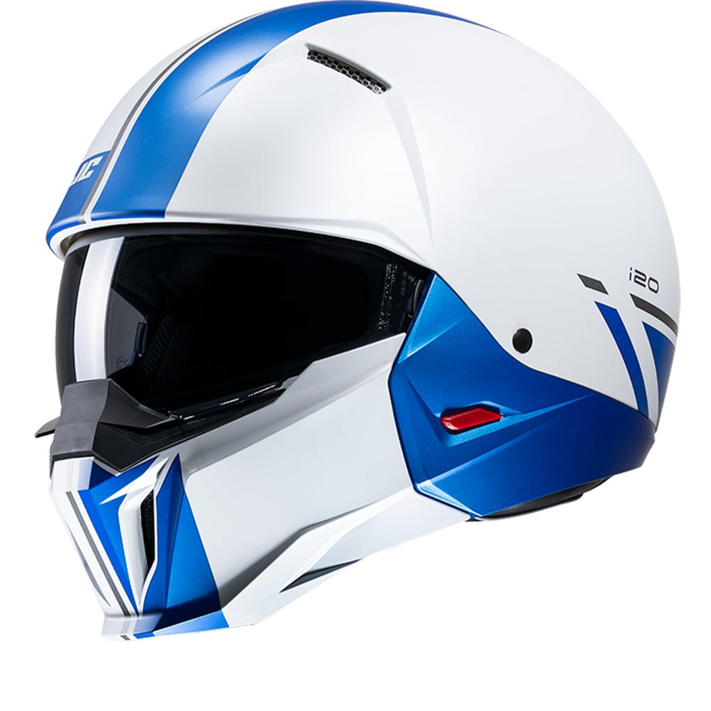 Image of HJC I20 Batol White Blue MC2SF Jet Helmet Size 2XL EN