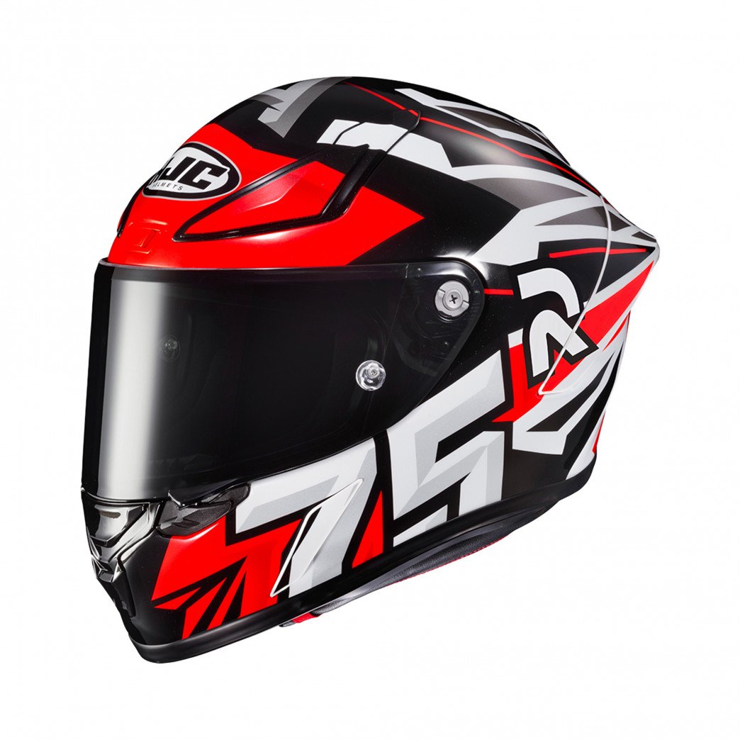 Image of HJC RPHA 1 Arenas Replica Red Black Mc1 Full Face Helmet Size M ID 8804269360637