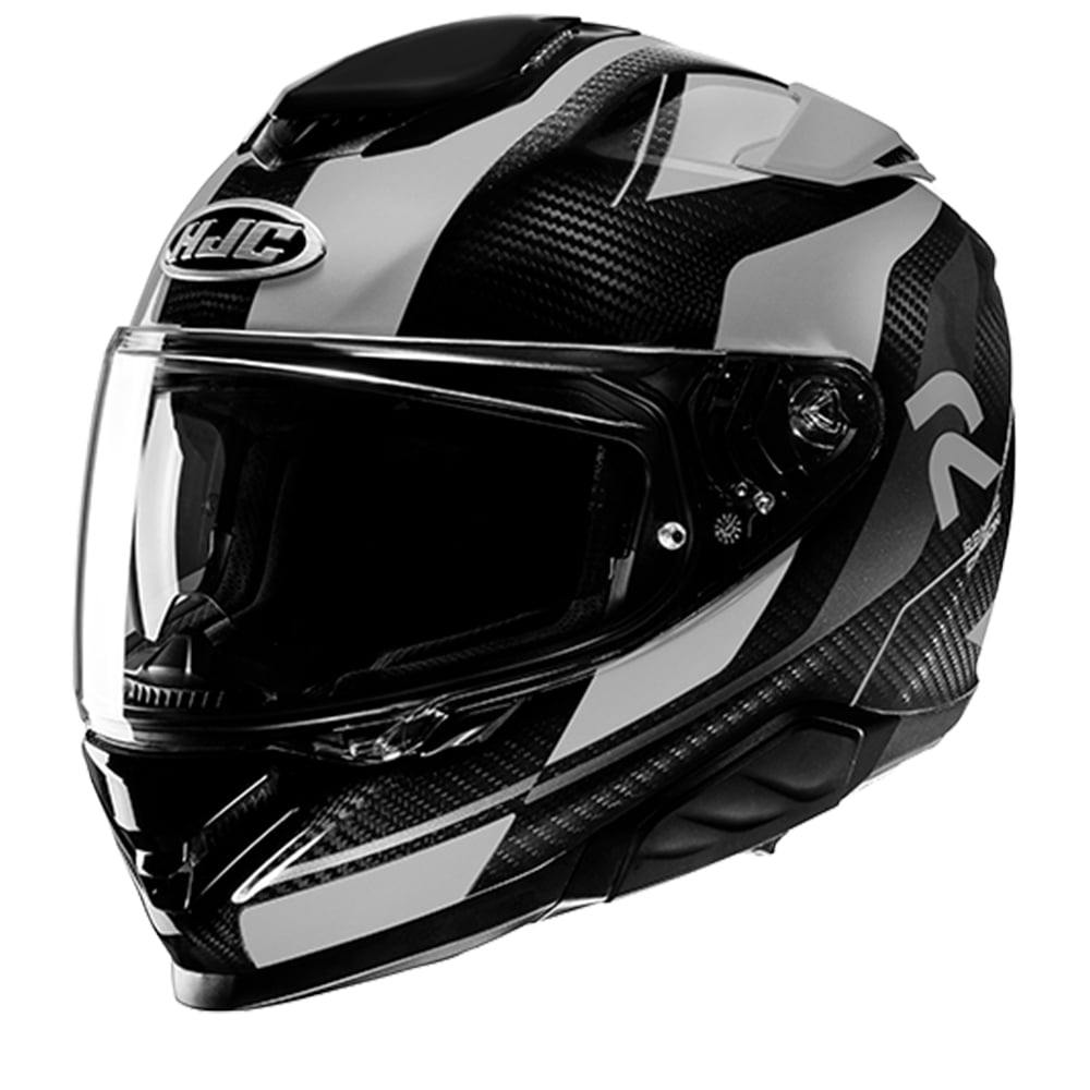 Image of HJC RPHA 71 Carbon Hamil Black Grey Full Face Helmet Taille 2XL