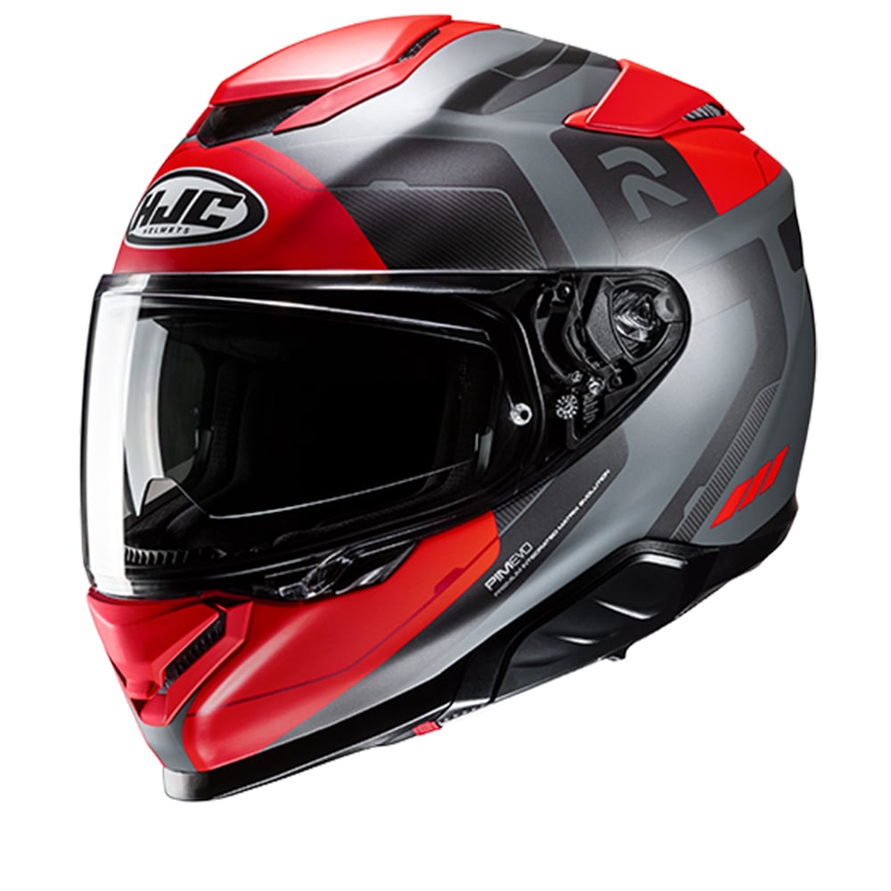 Image of HJC RPHA 71 Cozad Black Red Full Face Helmet Size L ID 8804269450802