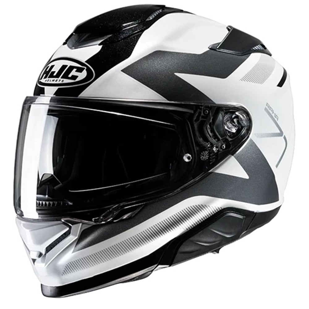 Image of HJC RPHA 71 Pinna White Black MC10 Full Face Helmet Size M ID 8804269399262