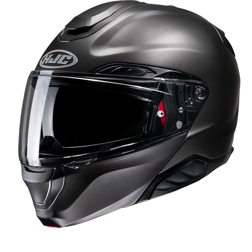 Image of HJC RPHA 91 Dark Grey Semi Flat Titanium Modular Helmet Size M EN