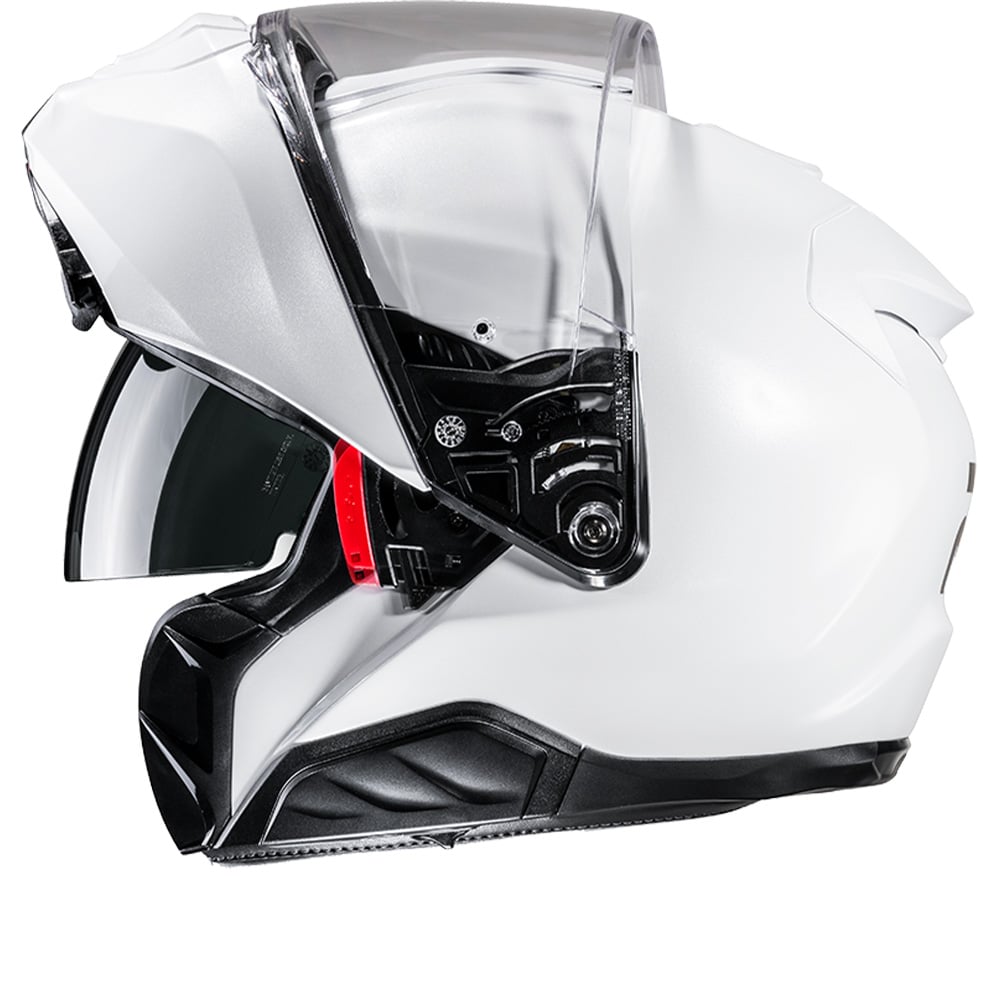 Image of HJC RPHA 91 White Pearl White Modular Helmet Size 2XL ID 8804269389744