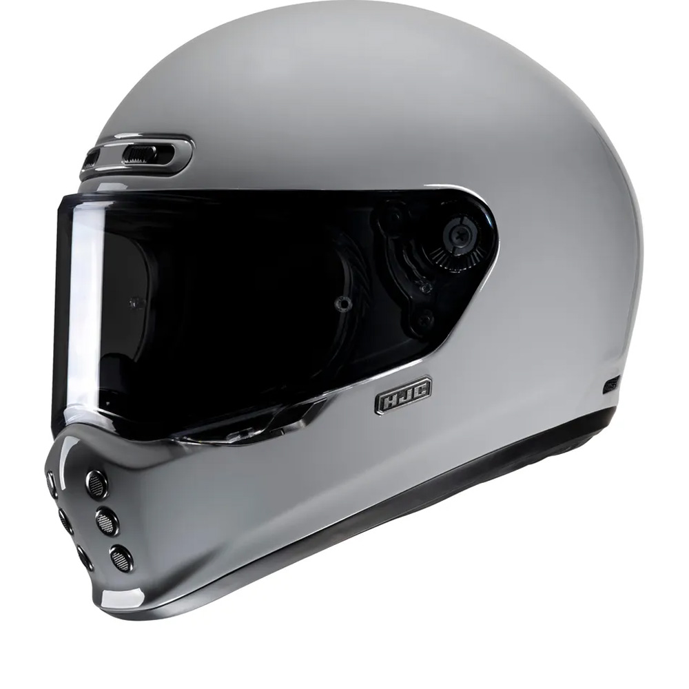 Image of HJC V10 Grey N Grey Full Face Helmet Size 2XL ID 8804269411483