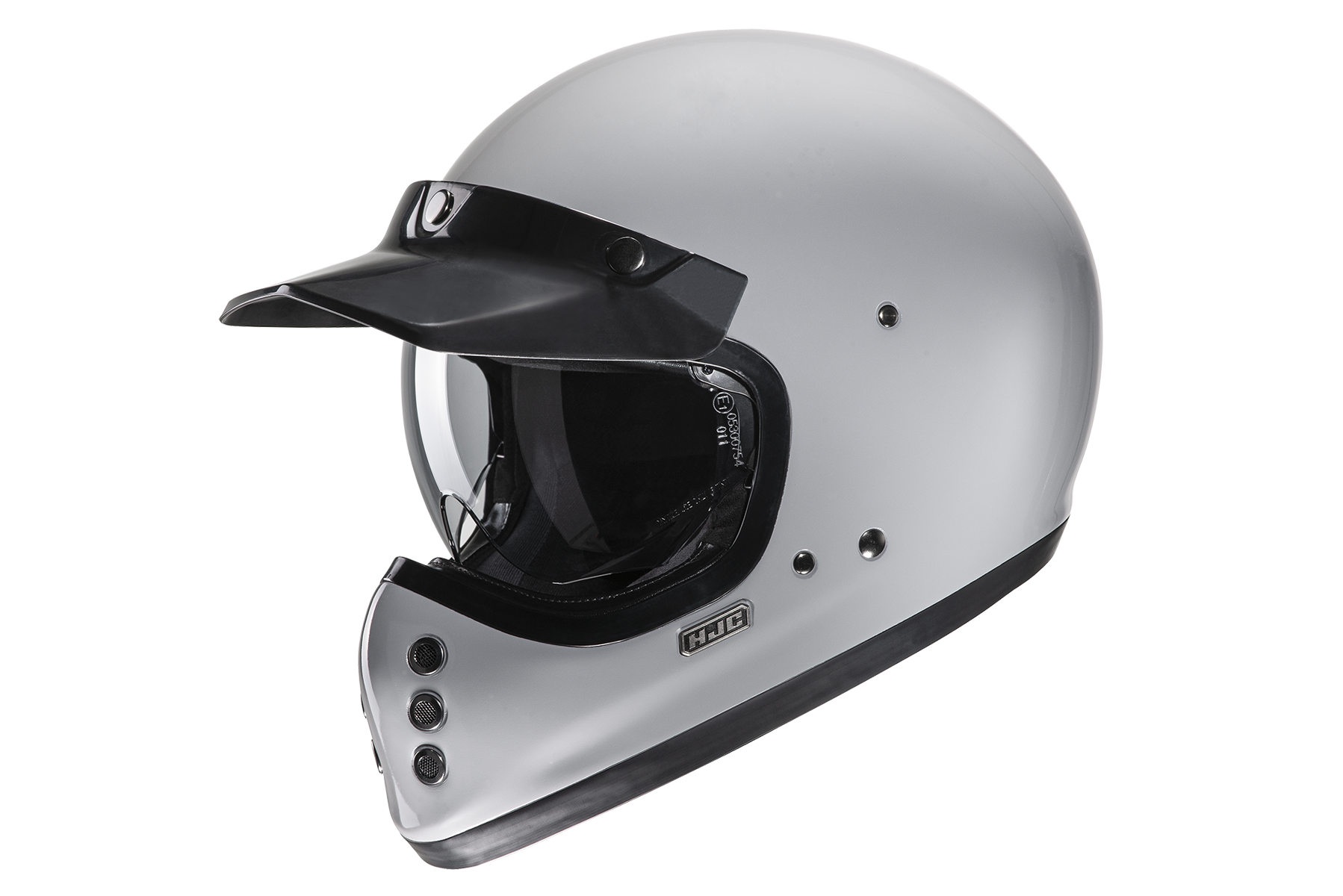 Image of HJC V60 Grey Nardo Grey Full Face Helmet Size S EN