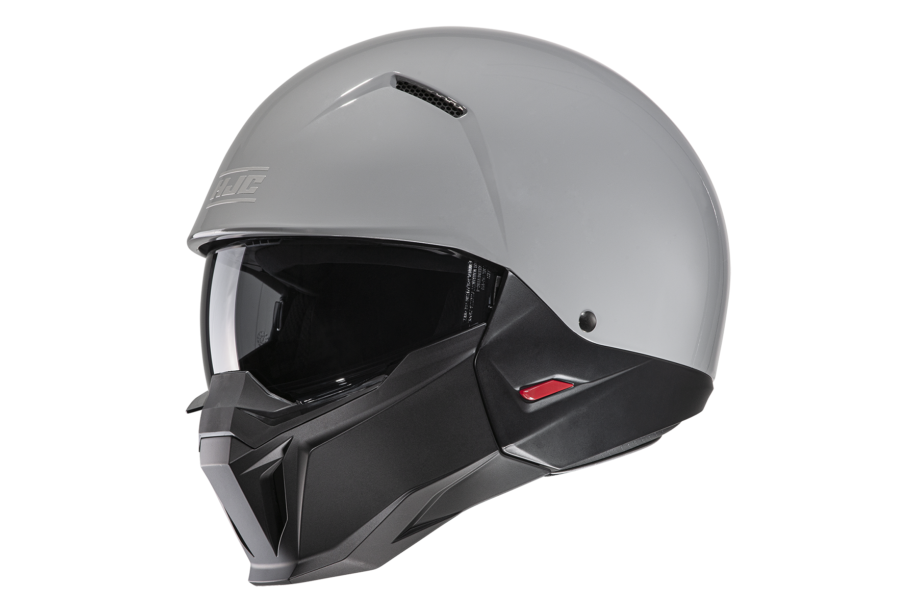 Image of HJC i20 N Grey / Semi Flat Black Jet Helmet Size L ID 8804269356906