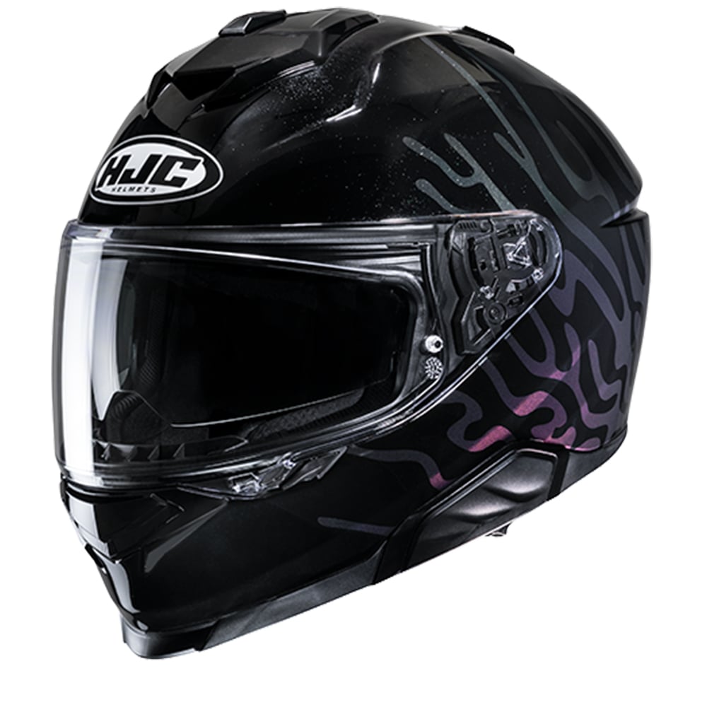 Image of HJC i71 Celos Black Grey Full Face Helmet Größe 2XL