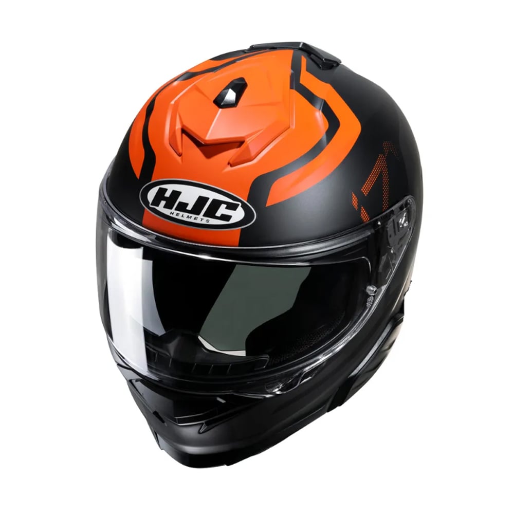 Image of HJC i71 Enta Black Orange MC7SF Full Face Helmet Size M EN