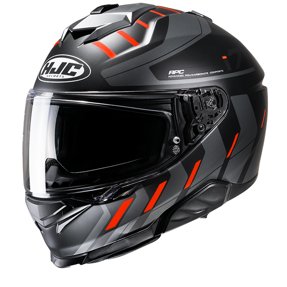 Image of HJC i71 Simo Black Orange MC6HSF Full Face Helmet Size L EN