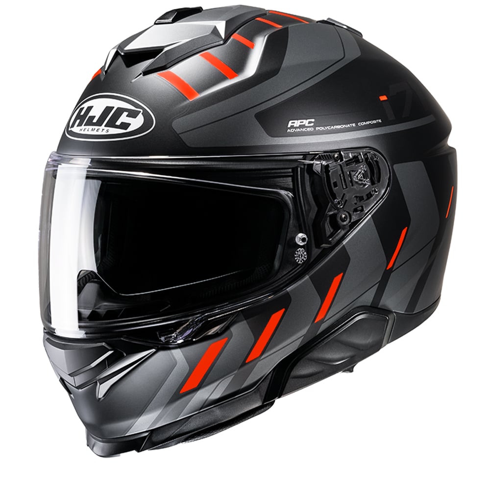 Image of HJC i71 Simo Black Orange MC6HSF Full Face Helmet Size L ID 8804269407585