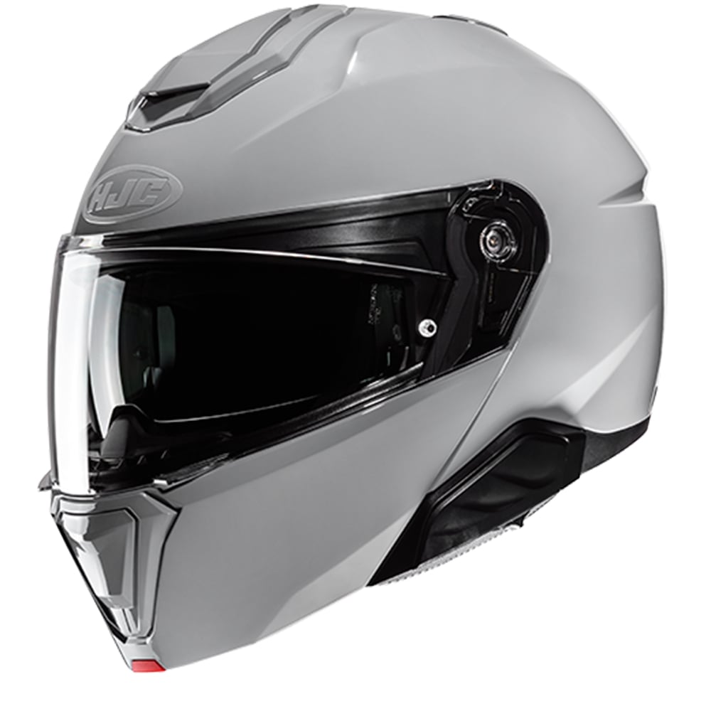 Image of HJC i91 Light Grey Modular Helmet Talla M