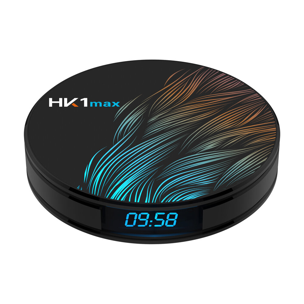 Image of HK1 Max RK3328 4GB 64GB Android 90 5G WIFI bluetooth 40 4K VP9 H265 HDR10 TV Box with Time Display