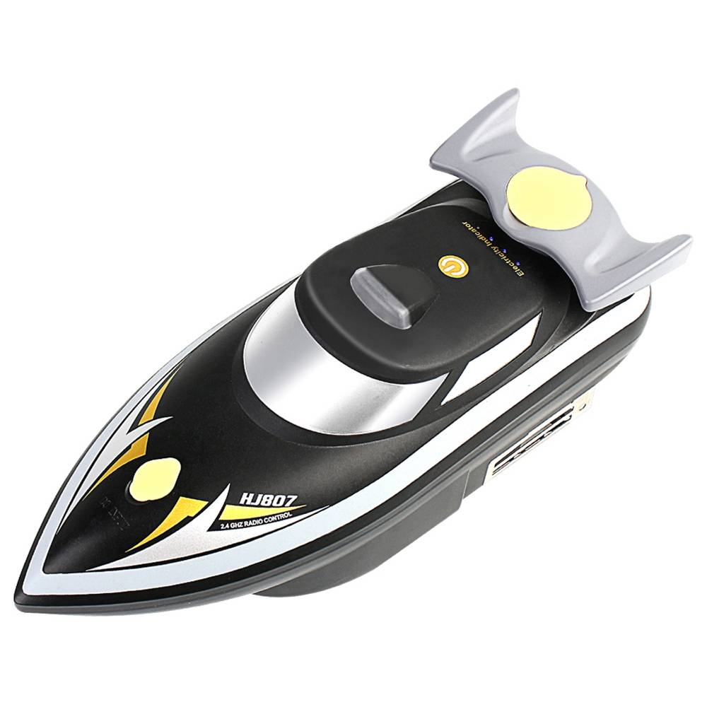 Image of HONGXUNJIE HJ807 24G Electric Fishing Bait Remote Fish Finder Pull The Net Wreck Ship RC Boat With Bag - Black
