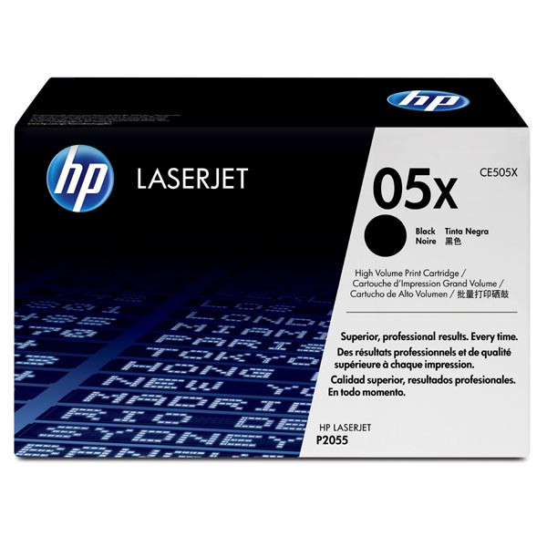 Image of HP 05X CE505X fekete (black) eredeti toner HU ID 15437