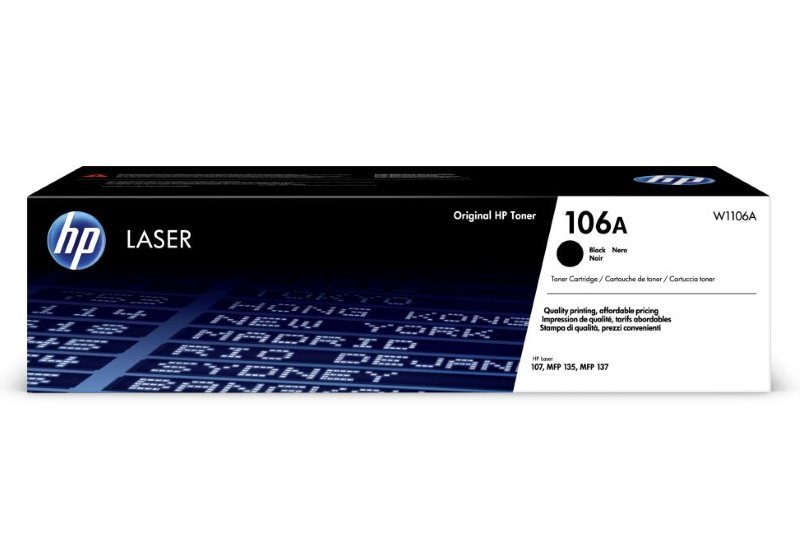 Image of HP 106A W1106A czarny (black) toner oryginalny PL ID 62500