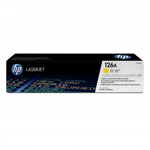 Image of HP 126A CE312A žlutý (yellow) originální toner CZ ID 15449