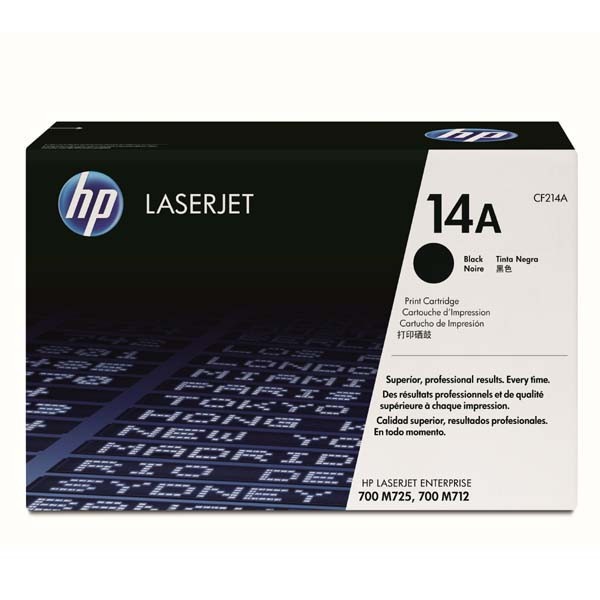 Image of HP 14A CF214A fekete (black) eredeti toner HU ID 15457