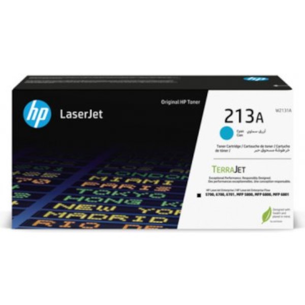 Image of HP 213A W2131A azuriu (cyan) toner original RO ID 415223