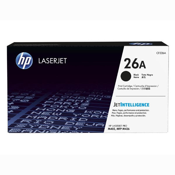 Image of HP 26A CF226A fekete (black) eredeti toner HU ID 15479