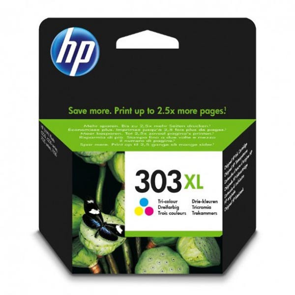 Image of HP 303XL T6N03AE színes (color) eredeti tintapatron HU ID 12605