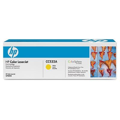 Image of HP 304A CC532A galben (yellow) toner original RO ID 1836