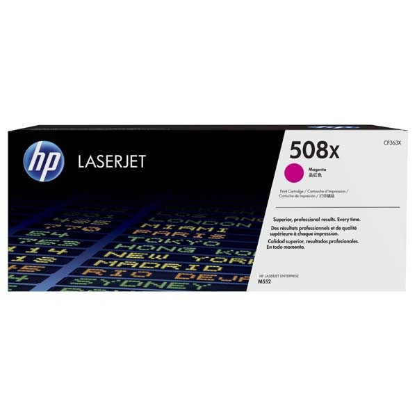 Image of HP 508X CF363X purpuriu (magenta) toner original RO ID 15472