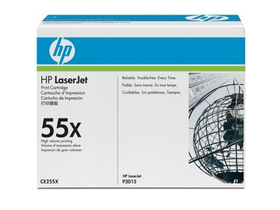 Image of HP 55X CE255X čierný (black) originálny toner SK ID 2586