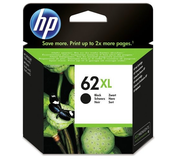 Image of HP 62XL C2P05AE negru (black) cartus original RO ID 16150