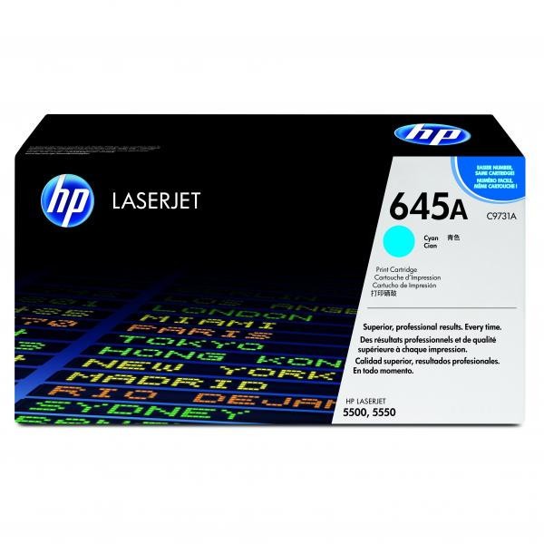 Image of HP 645A C9731A azúrová (cyan) originálný toner SK ID 10636