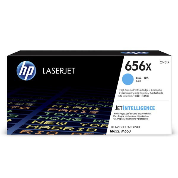 Image of HP 656X CF461X azuriu (cyan) toner original RO ID 12611