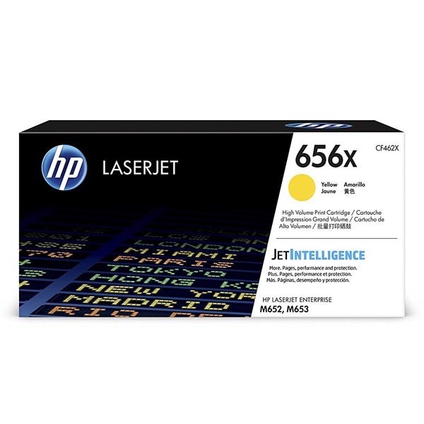 Image of HP 656X CF462X sárga (yellow) eredeti toner HU ID 12612