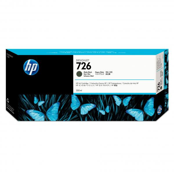 Image of HP 726 CH575A matt fekete (matte black) eredeti tintapatron HU ID 14080