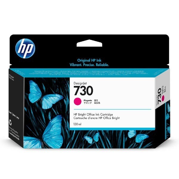 Image of HP 730 P2V63A bíborvörös (magenta) eredeti tintapatron HU ID 16602