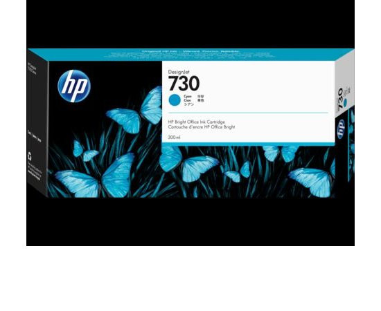 Image of HP 730 P2V68A azurová (cyan) originální cartridge CZ ID 16607