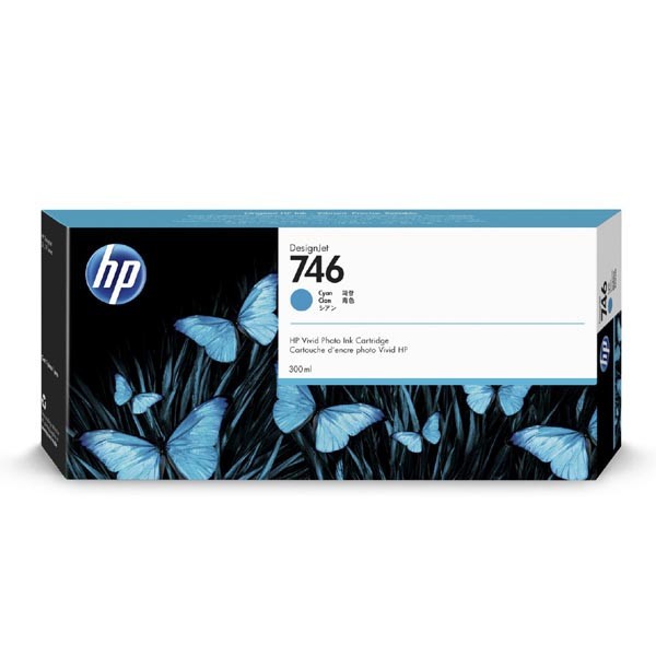 Image of HP 746 P2V80A azurová (cyan) originální cartridge CZ ID 16431