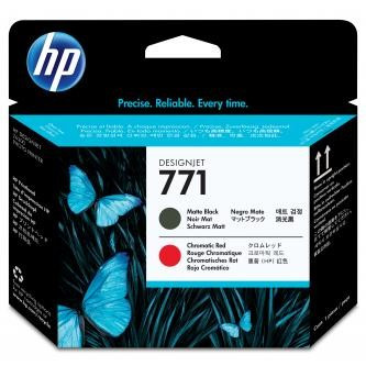 Image of HP 771 CE017A mat negru / chromatic rosu (matte black / chromatic red) cap de imprimare original RO ID 10015