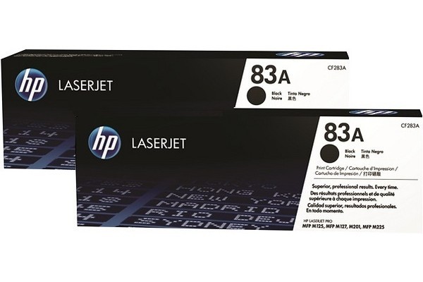 Image of HP 83A CF283AD dualpack fekete (black) eredeti toner HU ID 7857