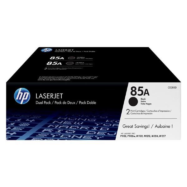 Image of HP 85A CE285AD 2ks czarny (black) toner oryginalny PL ID 15453