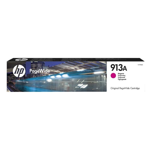 Image of HP 913A F6T78AE purpurowy (magenta) tusz oryginalna PL ID 14131