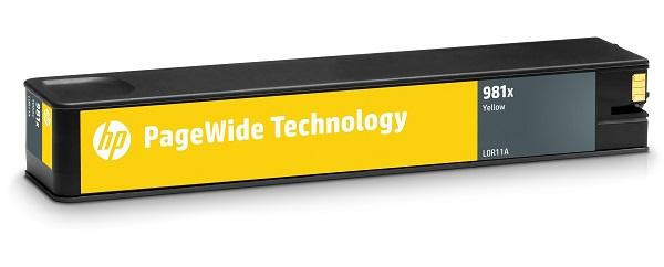 Image of HP 981X L0R11A sárga (yellow) eredeti tintapatron HU ID 10889