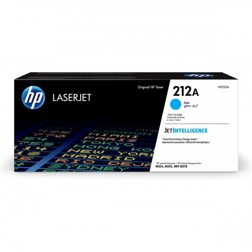 Image of HP eredeti toner W2121A cyan 4500 oldal HP 212A HP Color LaserJet Enterprise M554dn M555dn M555x O HU ID 349680
