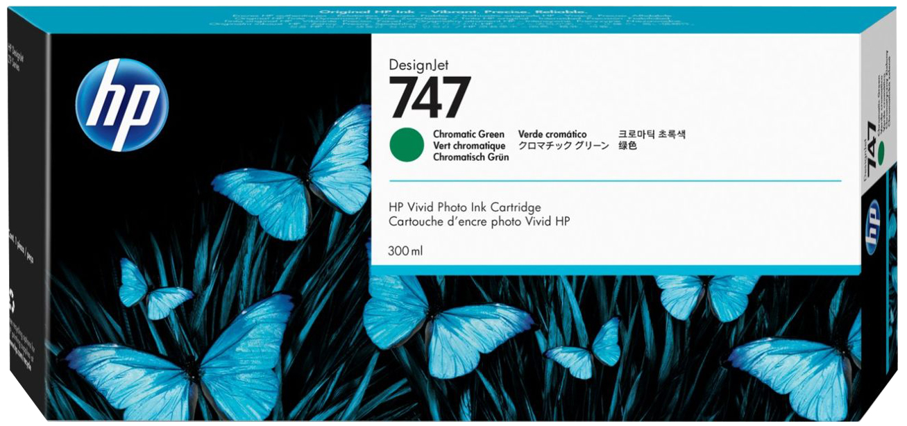 Image of HP originálna cartridge P2V84A HP 747 chromatic green 300ml HP HP DesignJet Z9 SK ID 16435
